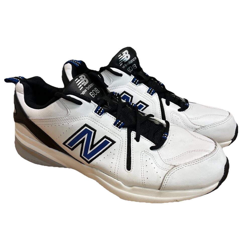New Balance 608 Size 12D White‎ Sneakers Shoes Men's MX608WR5 Tennis